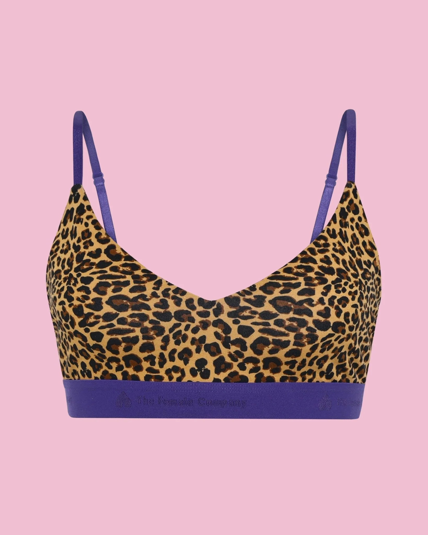 Nïpples - Bralette - V-Shape LEO Purple - Image 5