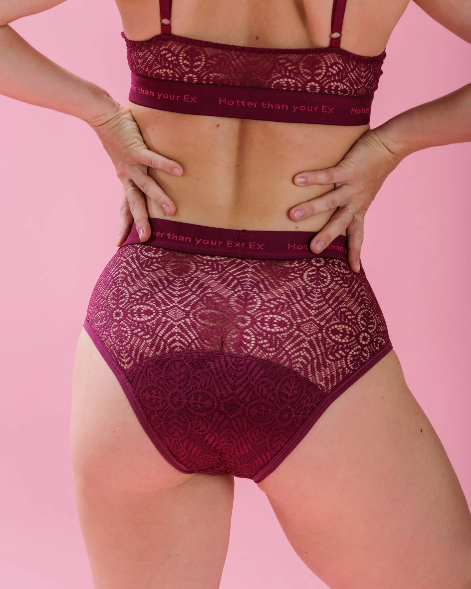 Period Panty – Extra Strong – High Waist LACE - Image 2