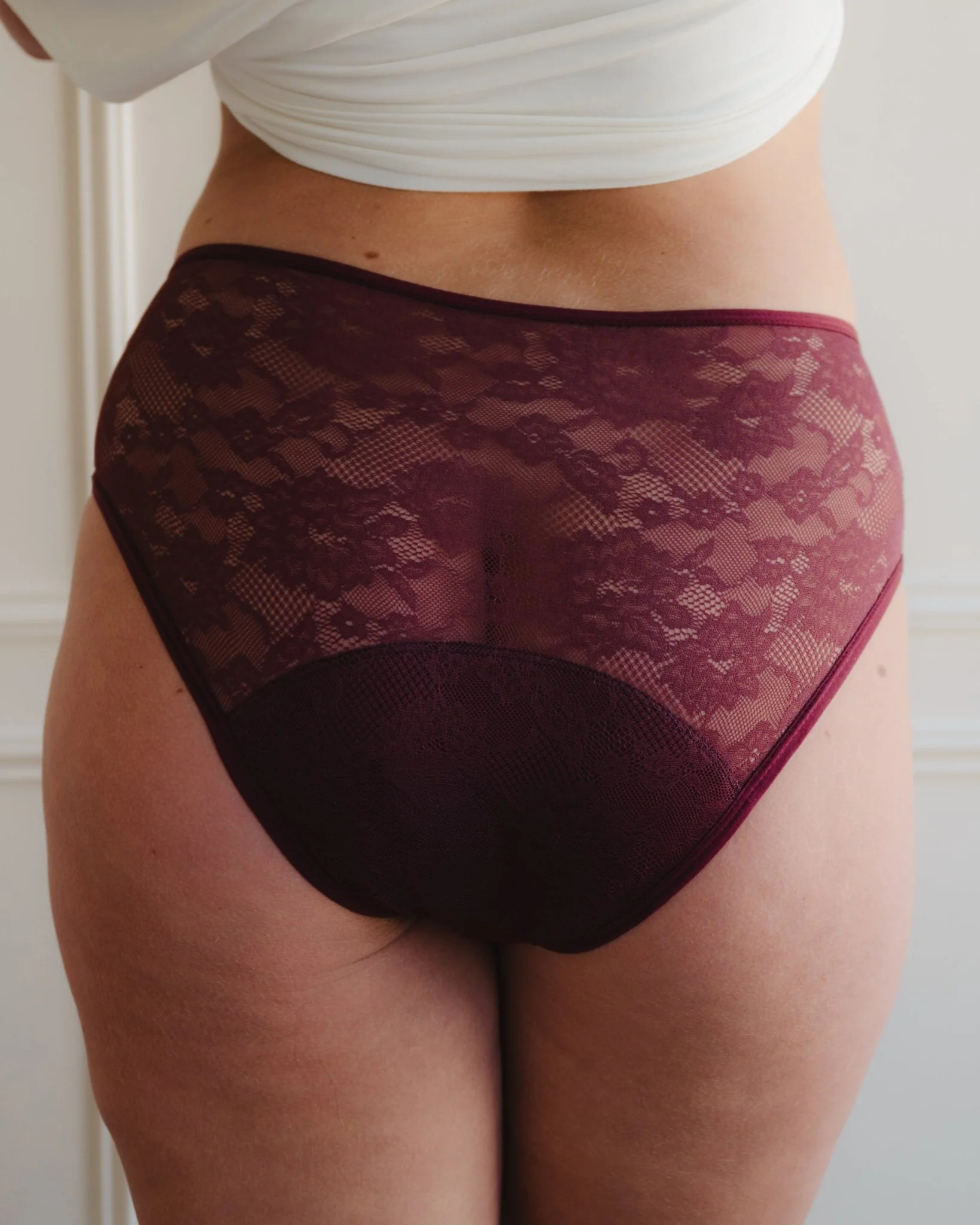 Period Panty - Extra Strong - High Waist LACE - VIVEH Collection - Image 3