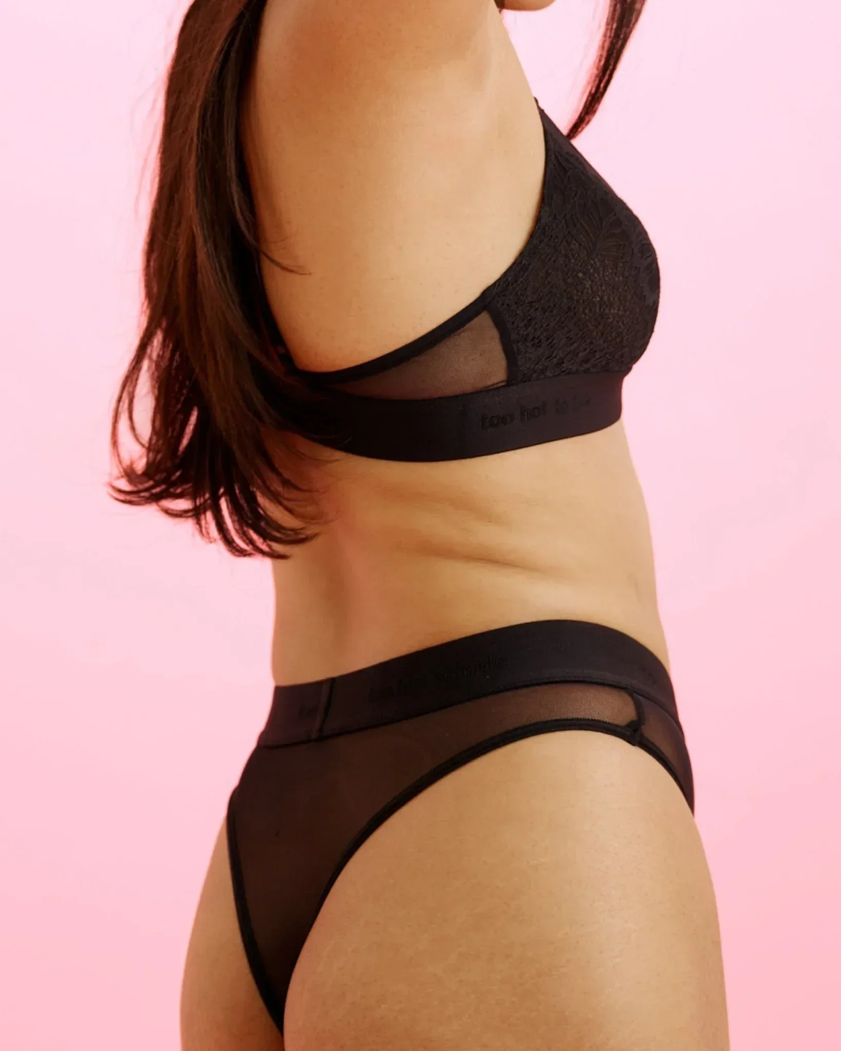 Period Panty - Medium - Tanga LACE MESH - Image 5