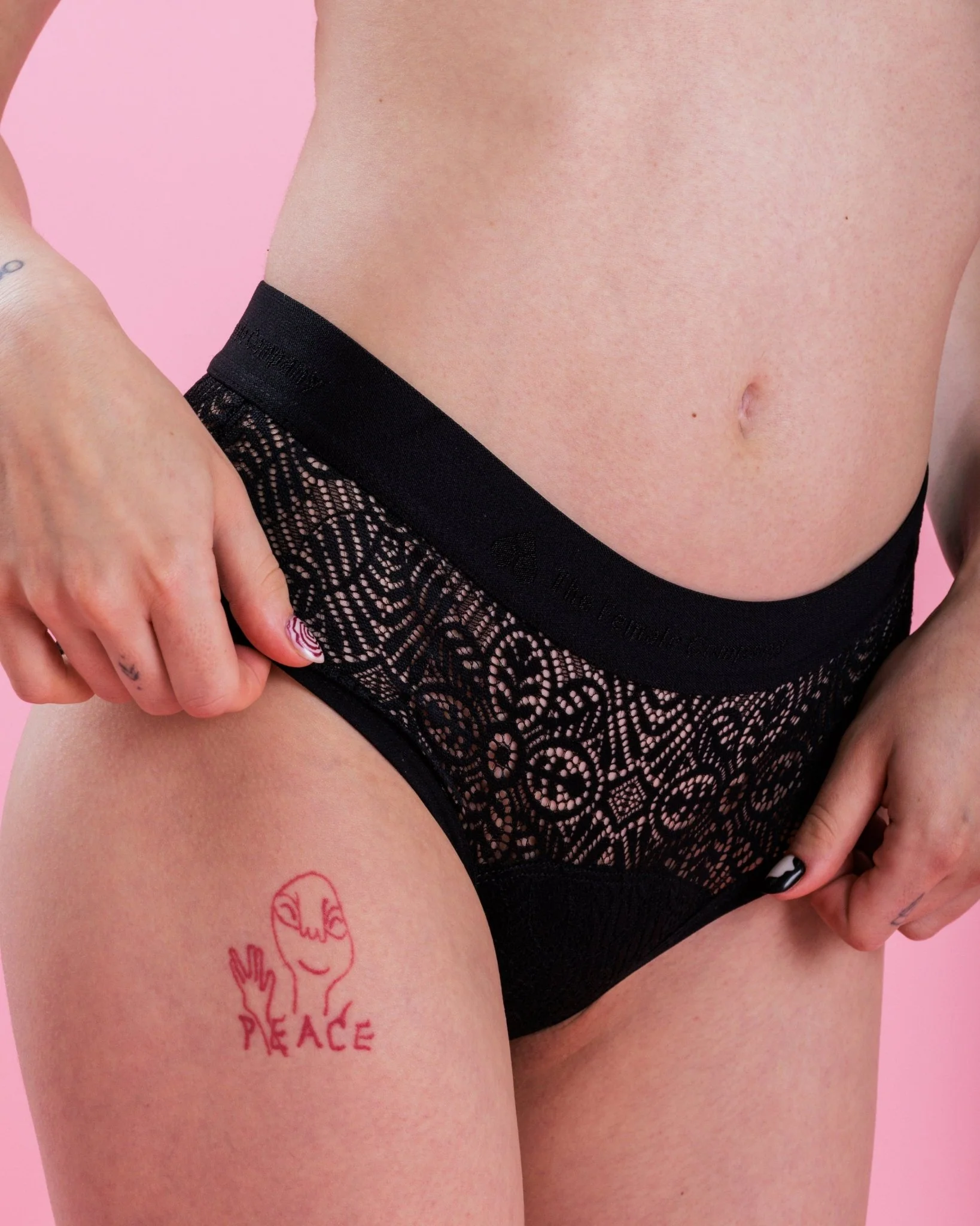 Period Panty – Ultra Strong – Hipster LACE - Image 4