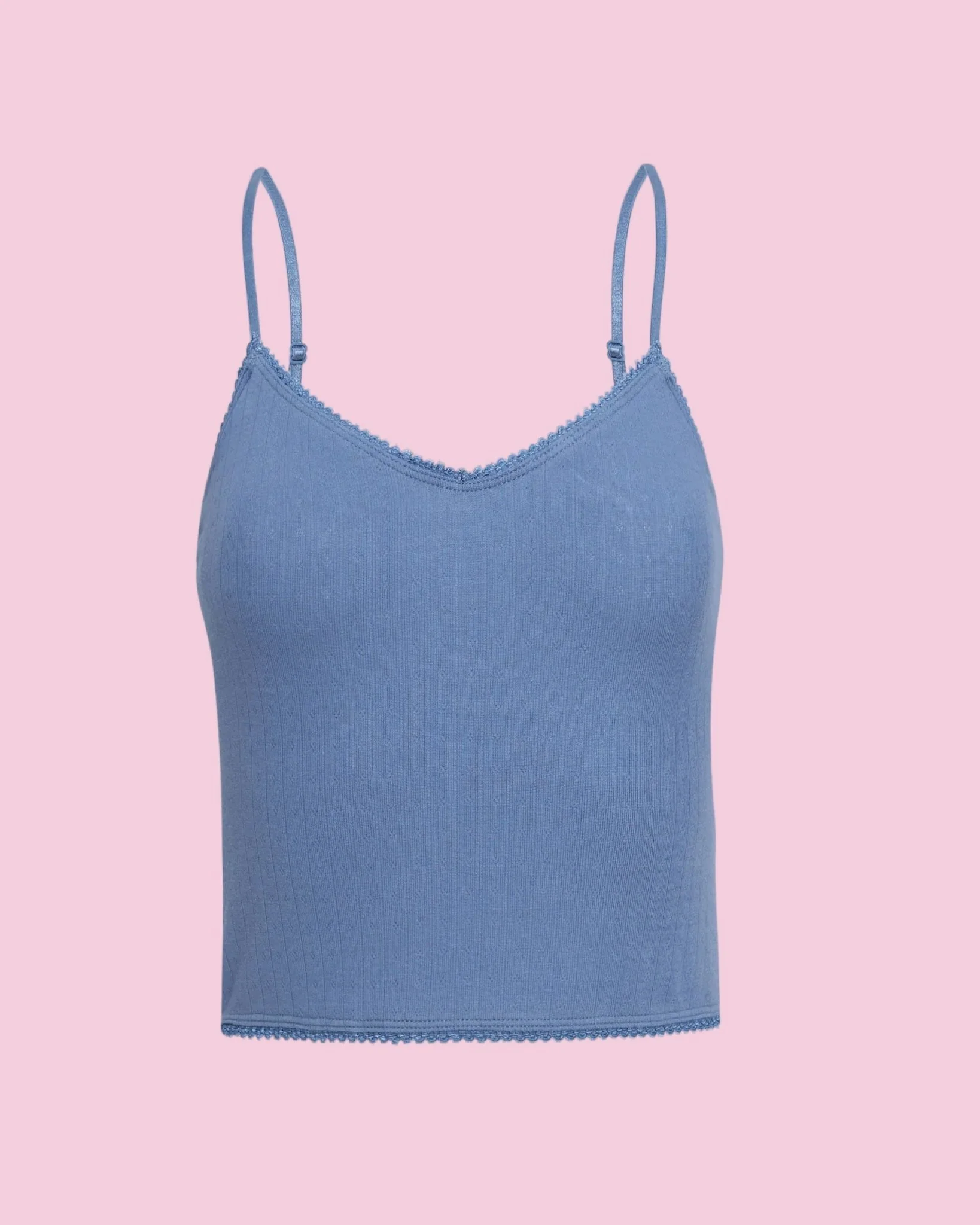 Pointelle Cropped Top - Image 2