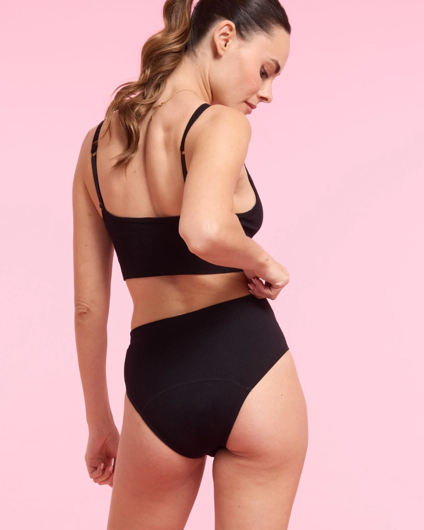 Set: Bralette & Slip – Seamless Ripp Unterwäsche - Image 3