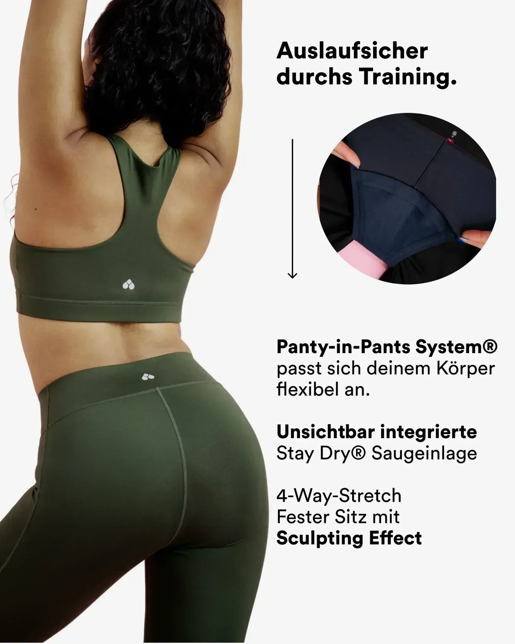 Period Panty – Medium – Leggings ACTIVE - Image 8